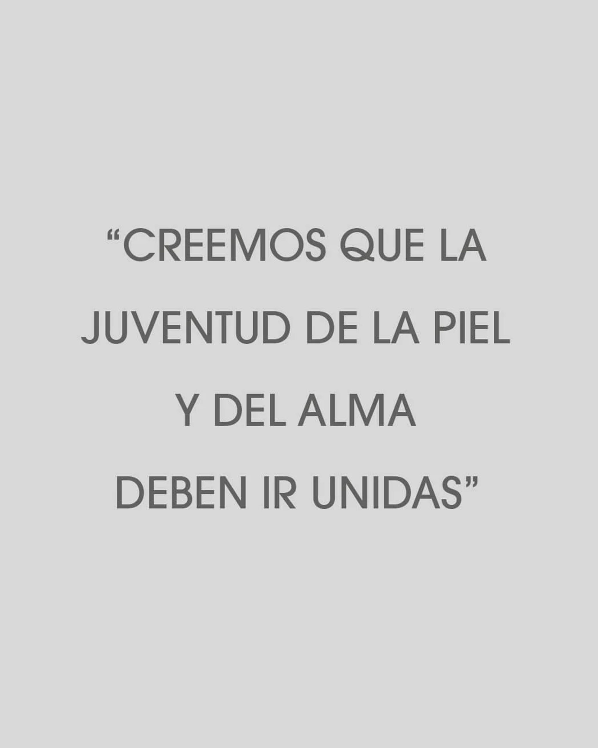 Frase de la filosofía de Mlab Wellaging sobre la juventud de la piel y del alma